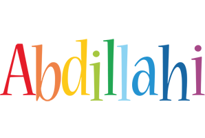 Abdillahi birthday logo