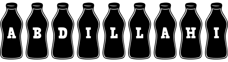 Abdillahi bottle logo