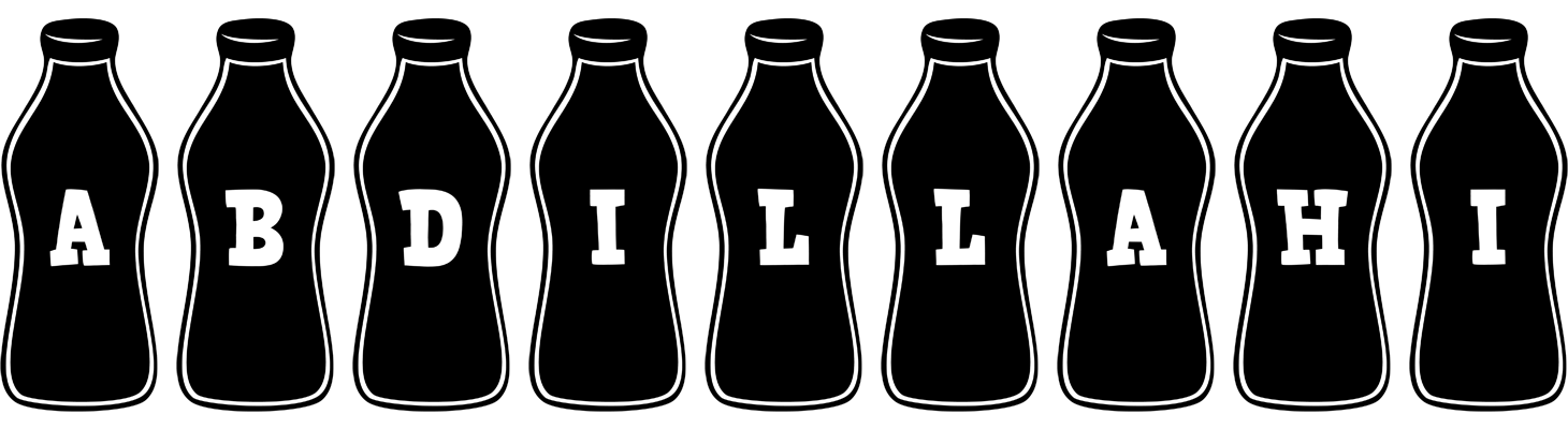 Abdillahi bottle logo