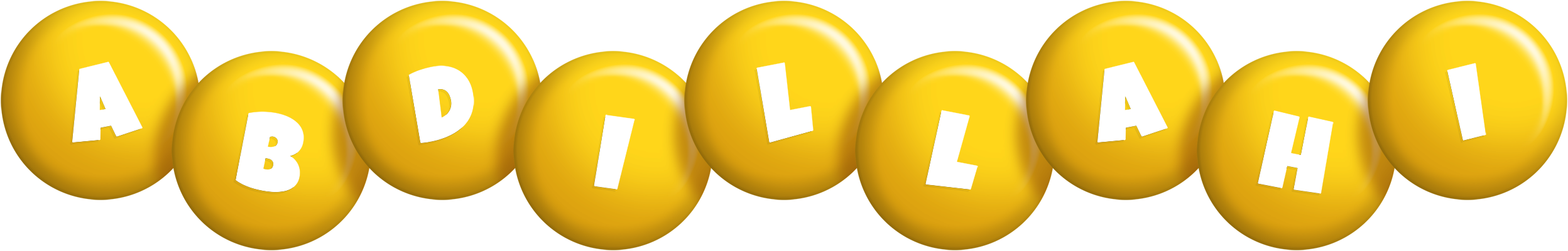 Abdillahi candy-yellow logo