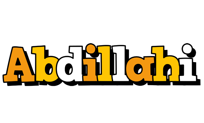 Abdillahi cartoon logo