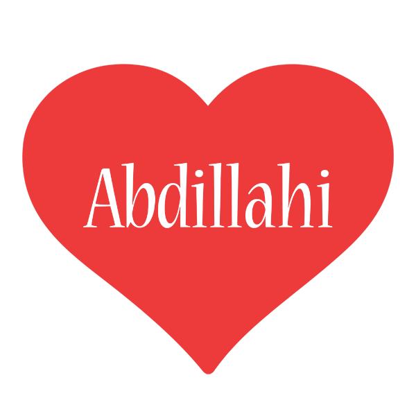 Abdillahi love logo