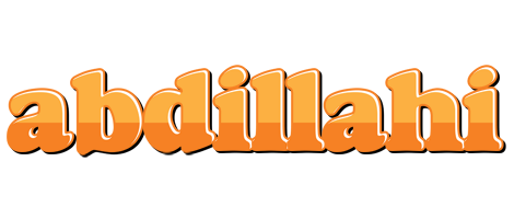 Abdillahi orange logo