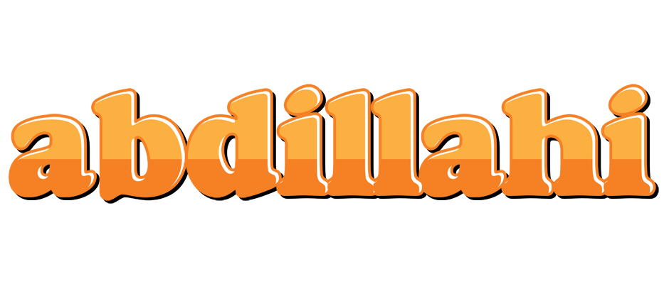 Abdillahi orange logo