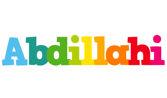 Abdillahi rainbows logo