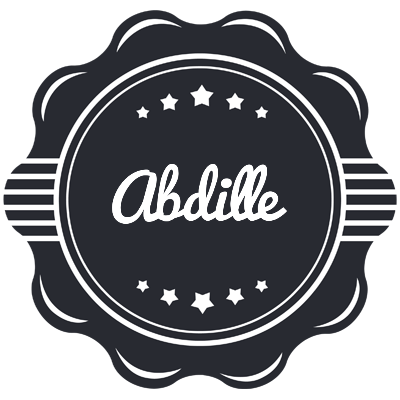 Abdille badge logo