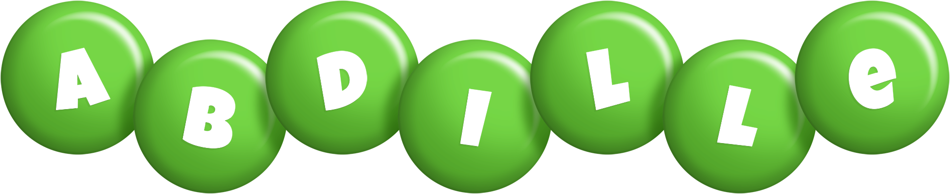 Abdille candy-green logo