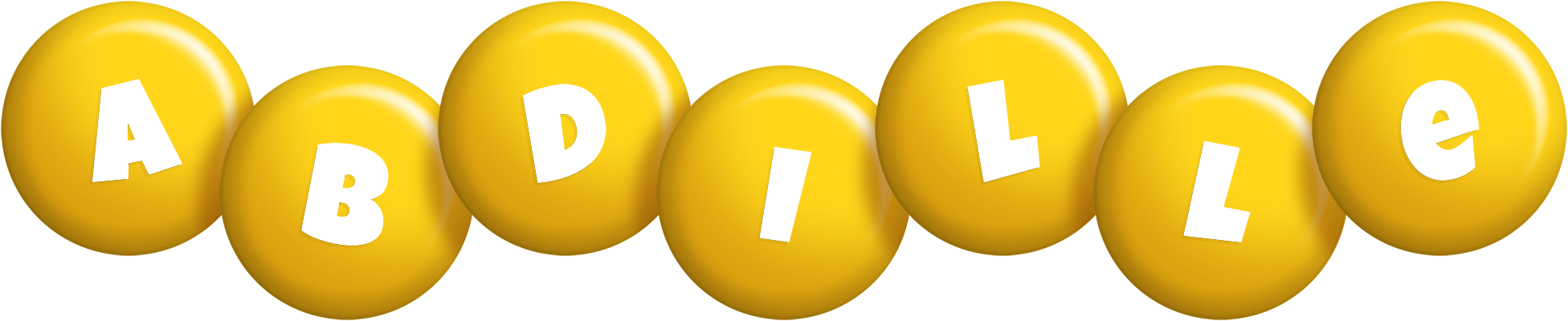 Abdille candy-yellow logo
