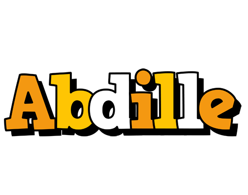 Abdille cartoon logo