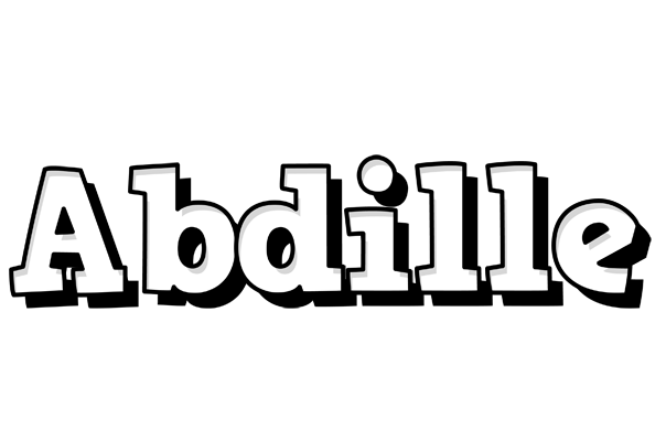 Abdille snowing logo