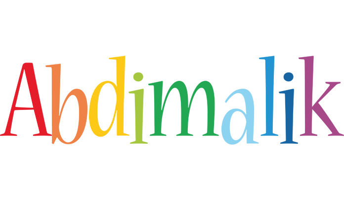 Abdimalik birthday logo