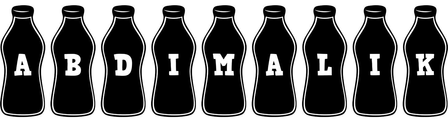 Abdimalik bottle logo