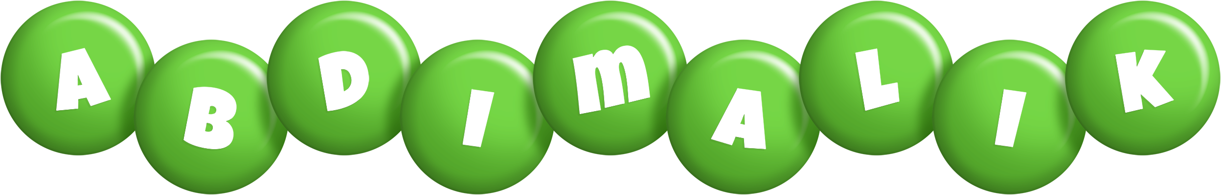 Abdimalik candy-green logo