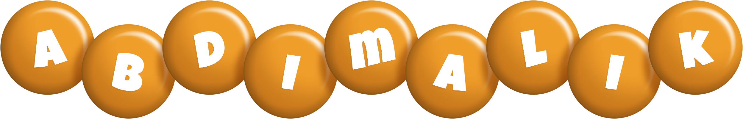 Abdimalik candy-orange logo