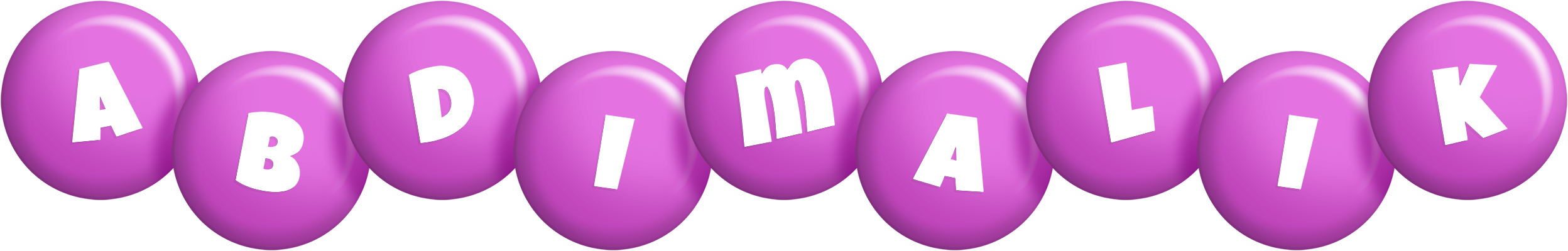 Abdimalik candy-purple logo