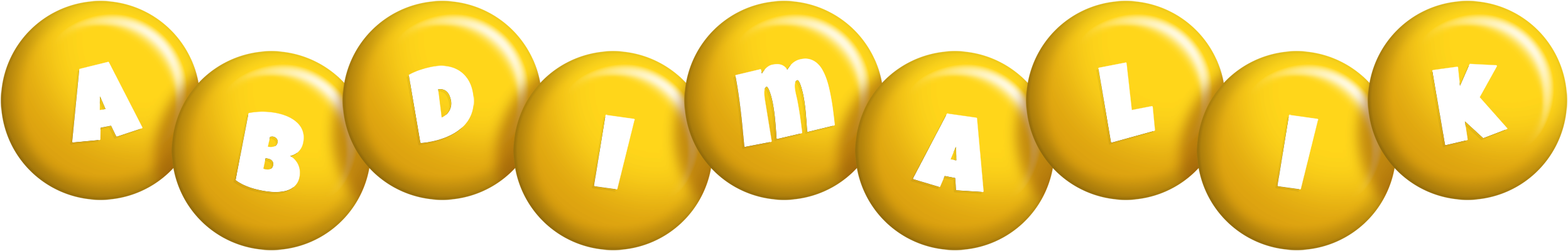 Abdimalik candy-yellow logo