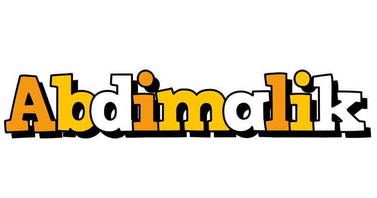 Abdimalik cartoon logo