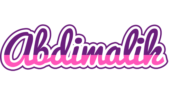 Abdimalik cheerful logo