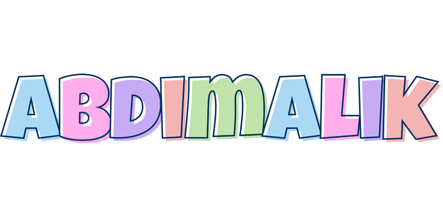 Abdimalik pastel logo