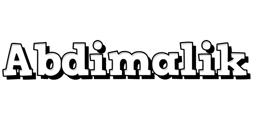 Abdimalik snowing logo