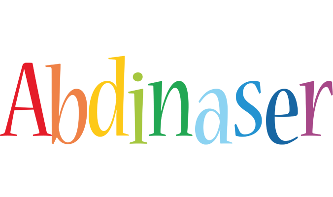 Abdinaser birthday logo