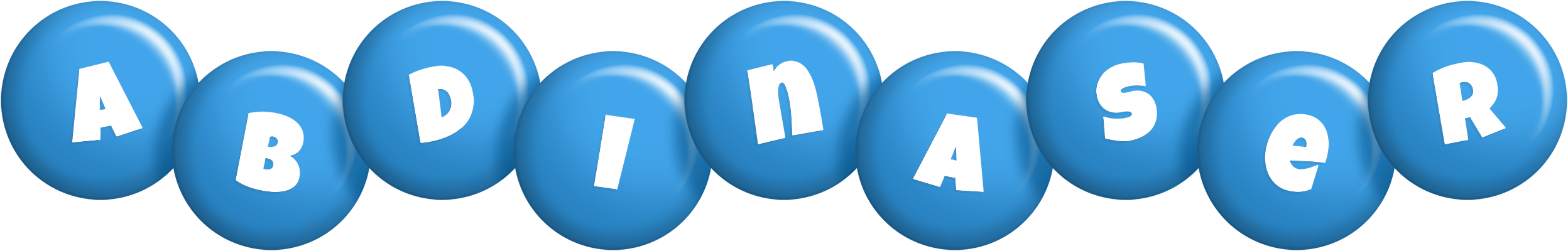 Abdinaser candy-blue logo