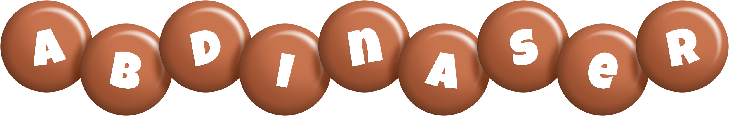 Abdinaser candy-brown logo