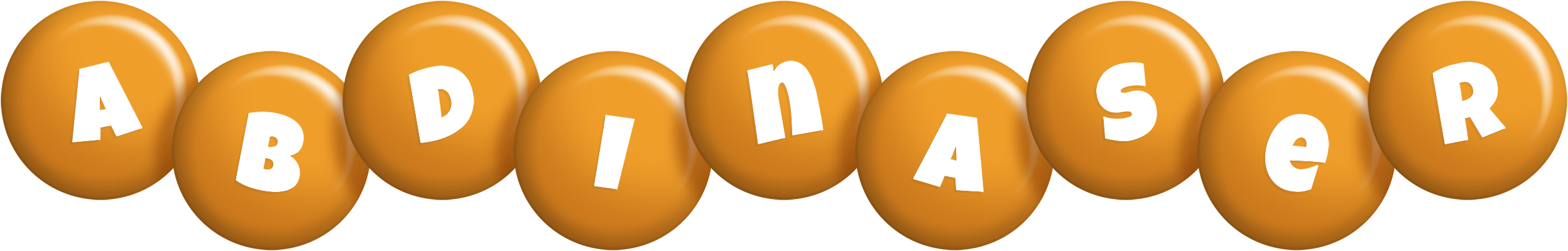 Abdinaser candy-orange logo