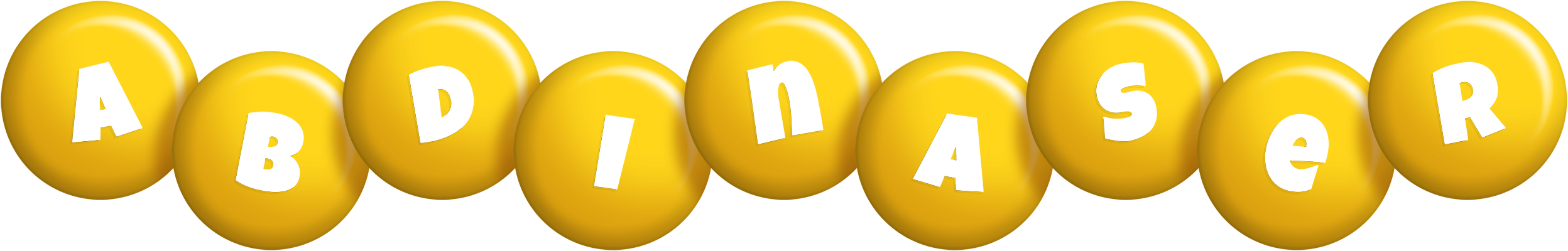 Abdinaser candy-yellow logo