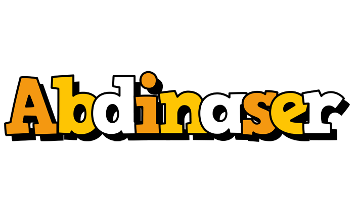 Abdinaser cartoon logo