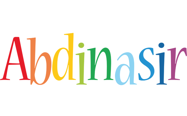 Abdinasir birthday logo