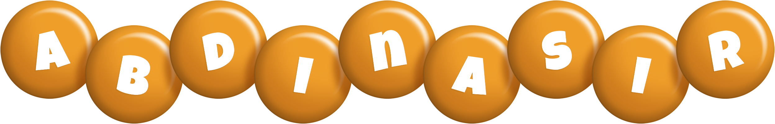 Abdinasir candy-orange logo