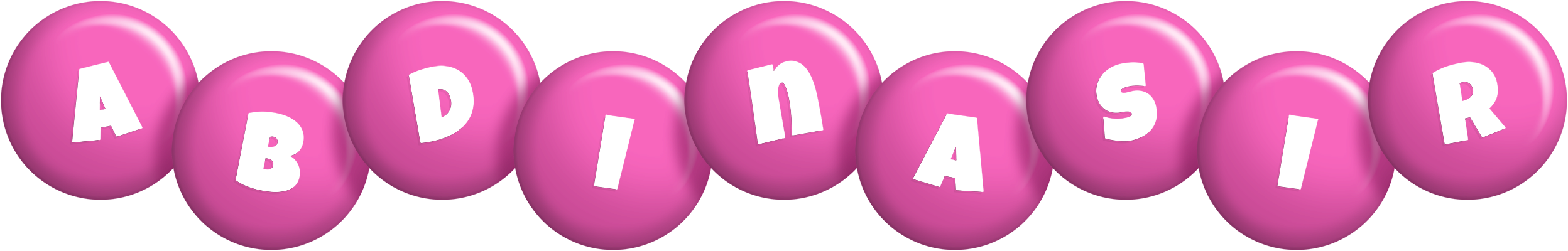 Abdinasir candy-pink logo