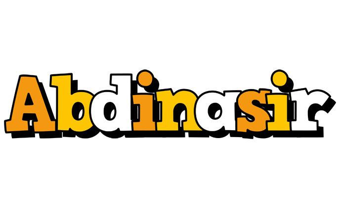 Abdinasir cartoon logo