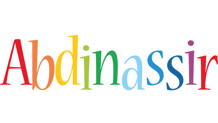 Abdinassir birthday logo