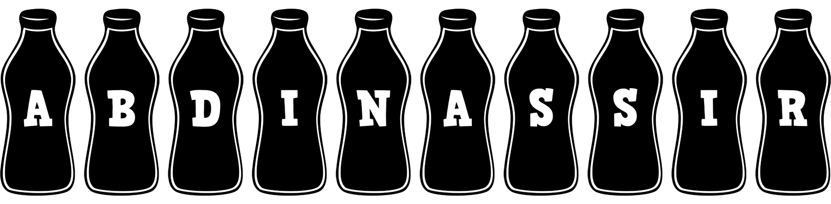 Abdinassir bottle logo
