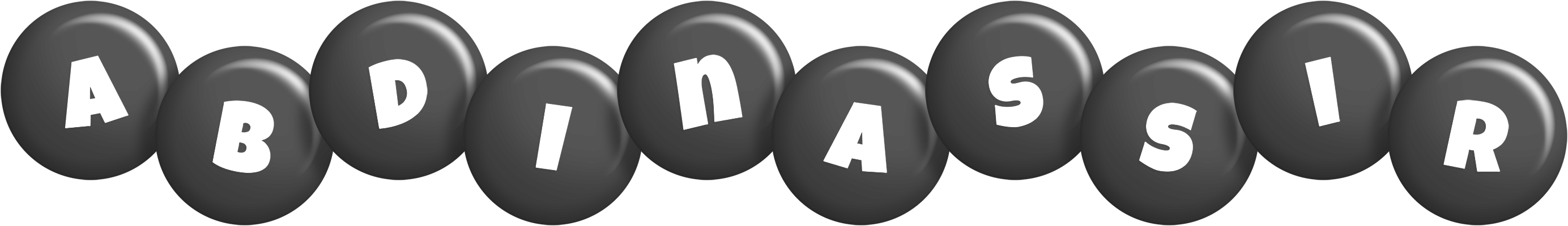 Abdinassir candy-black logo