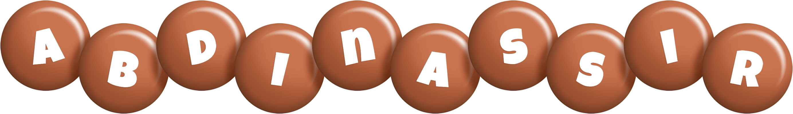 Abdinassir candy-brown logo