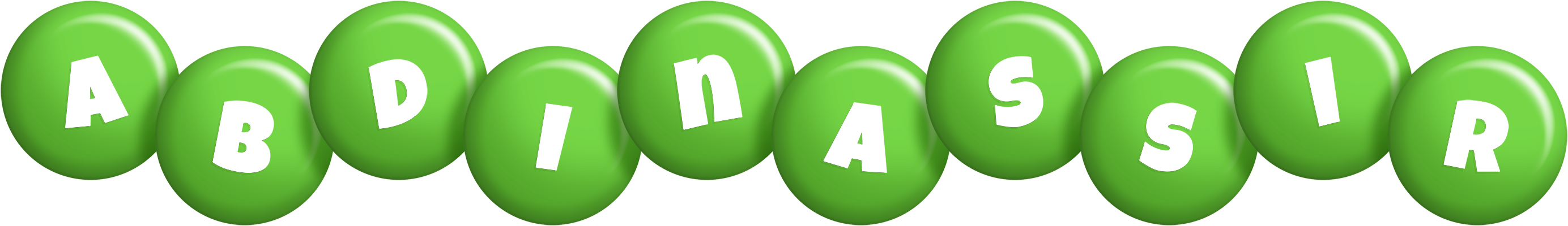 Abdinassir candy-green logo