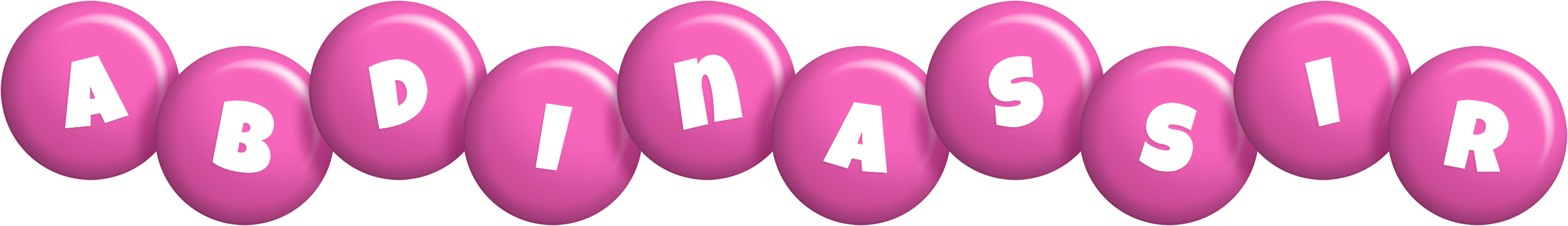 Abdinassir candy-pink logo