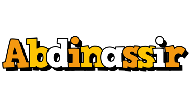 Abdinassir cartoon logo