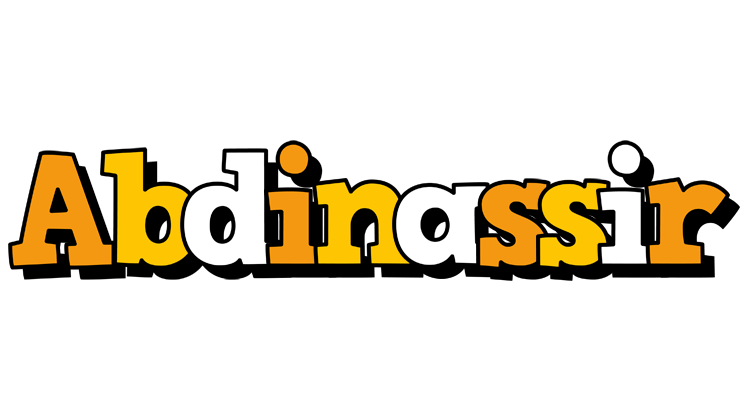 Abdinassir cartoon logo