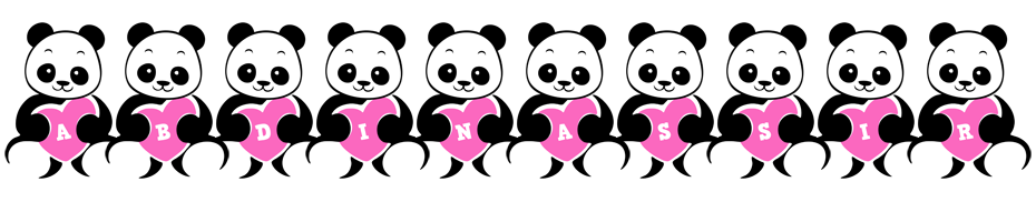 Abdinassir love-panda logo