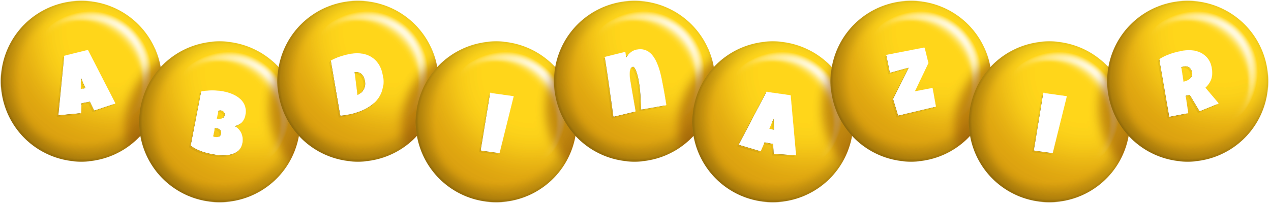 Abdinazir candy-yellow logo