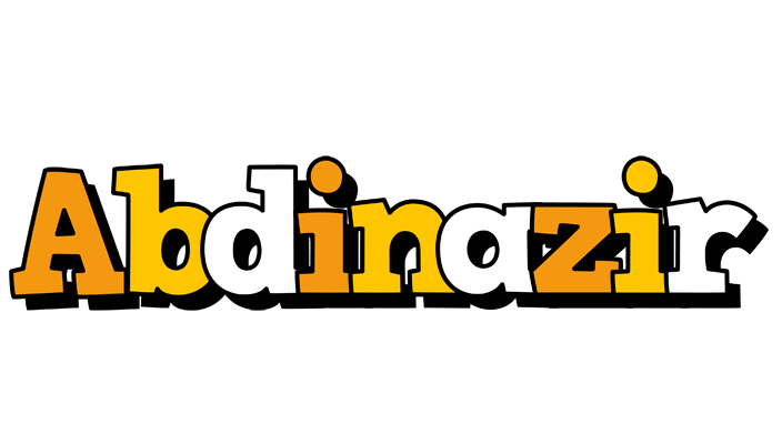 Abdinazir cartoon logo