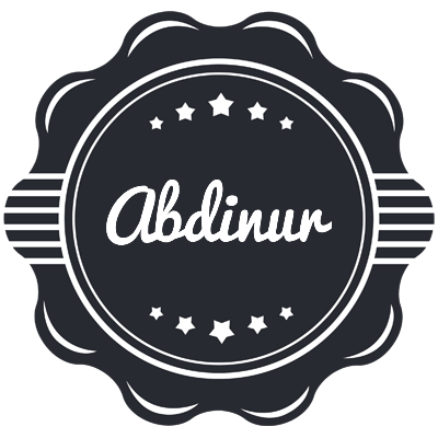 Abdinur badge logo