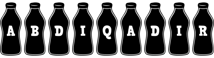 Abdiqadir bottle logo