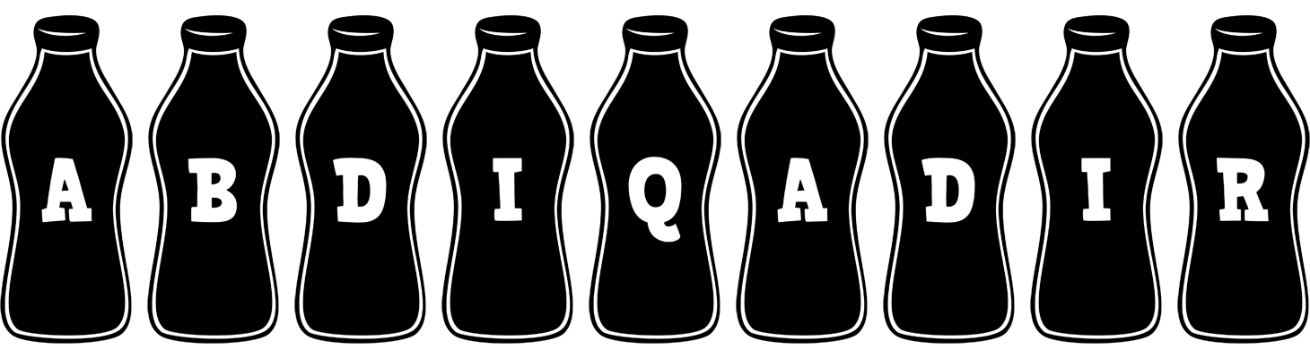 Abdiqadir bottle logo