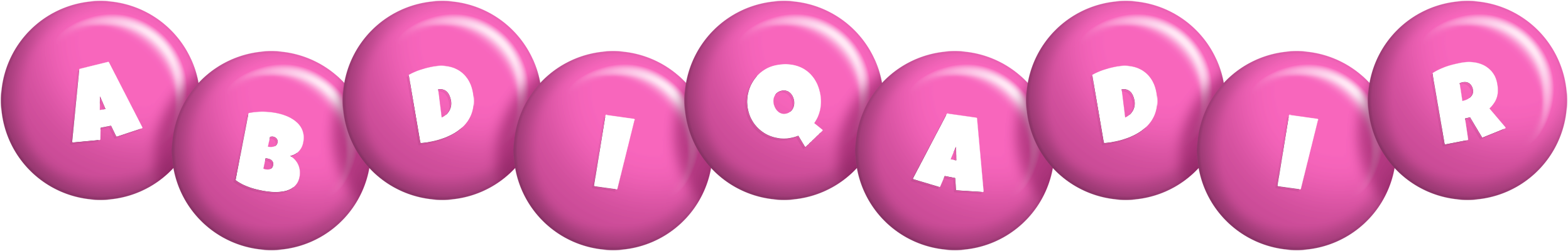 Abdiqadir candy-pink logo