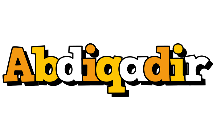 Abdiqadir cartoon logo